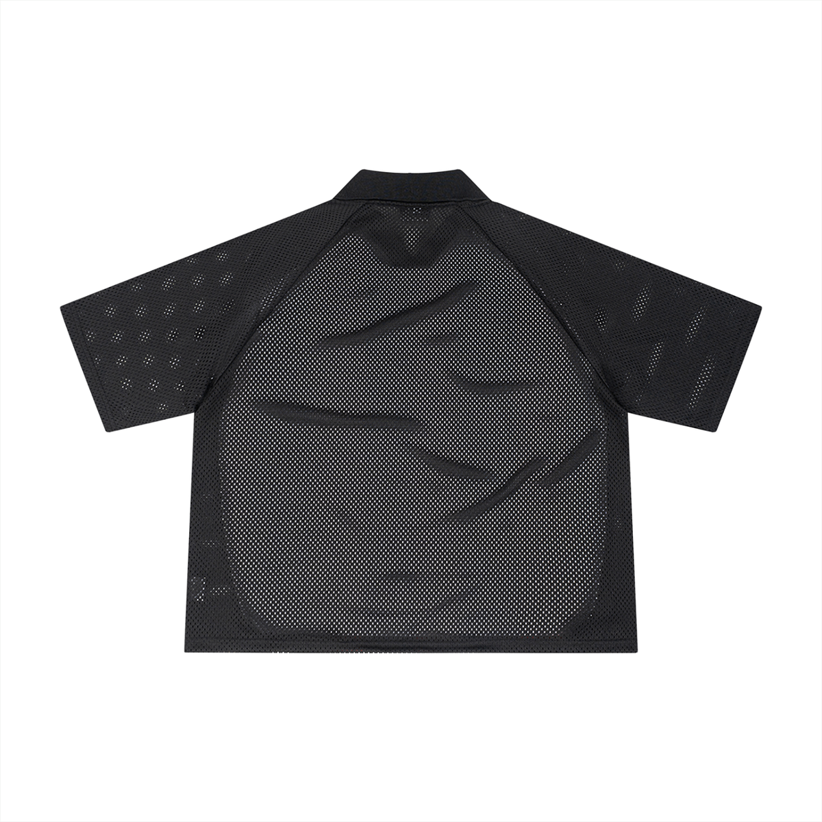 Honest Striped Mesh Boxy Soccer Jersey