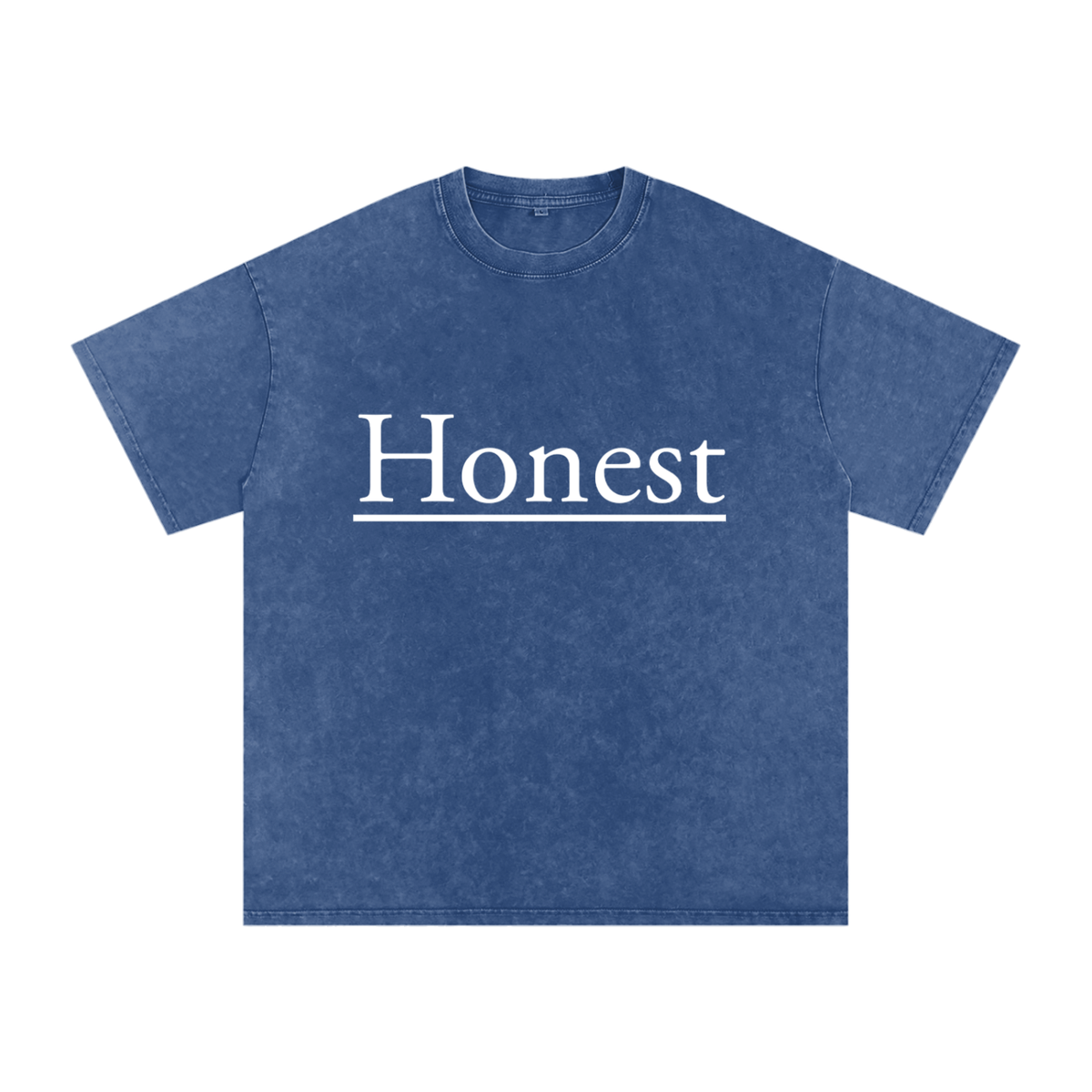 Honest Design Snow Washed Oversized Cotton T-Shirt