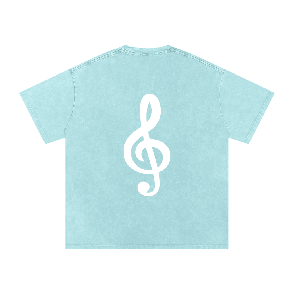 Honest Design Snow Washed Oversized Cotton T-Shirt
