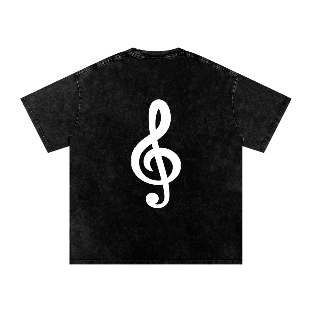 Honest Design Snow Washed Oversized Cotton T-Shirt