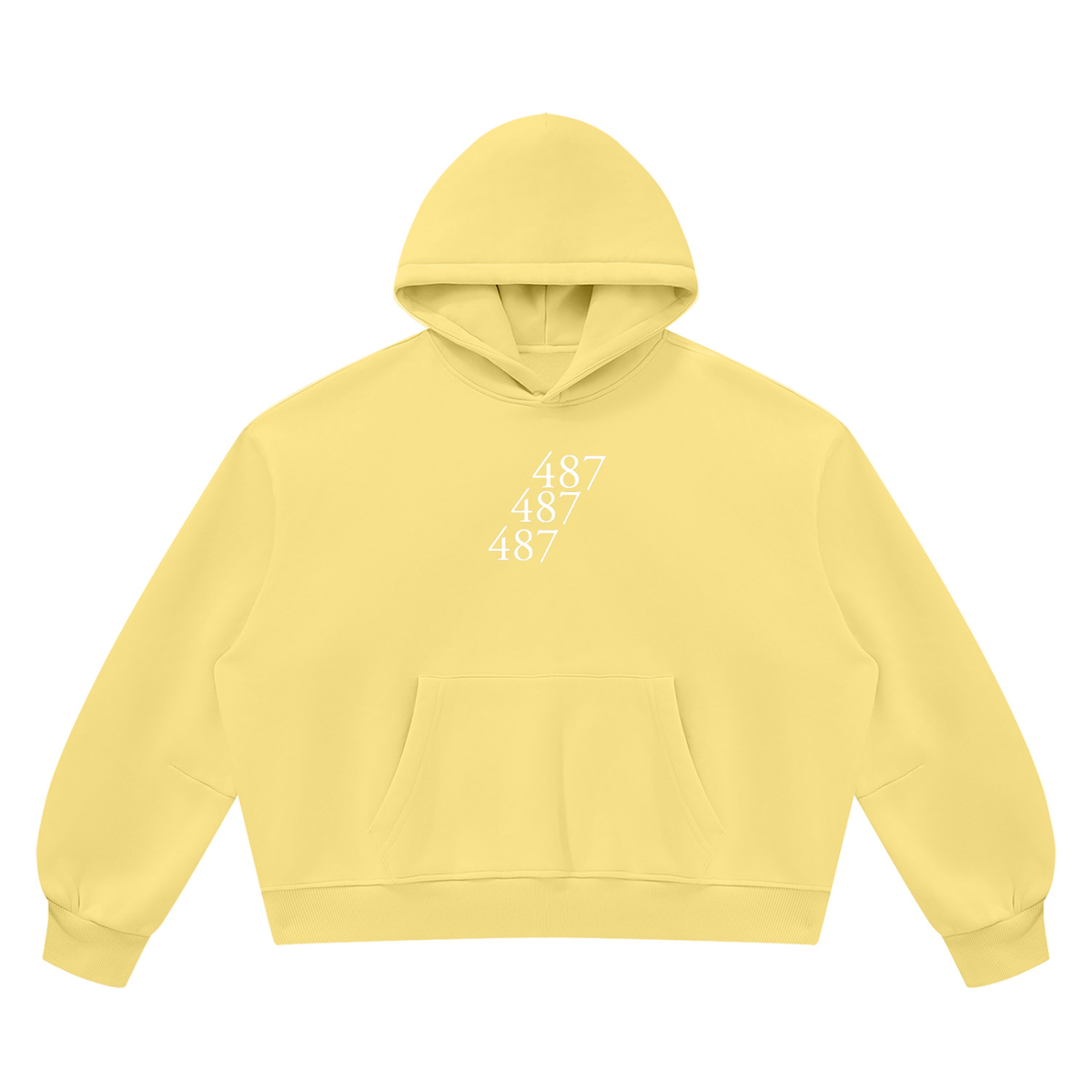 Unisex Vintage Wash Boxy Fleece Hoodie