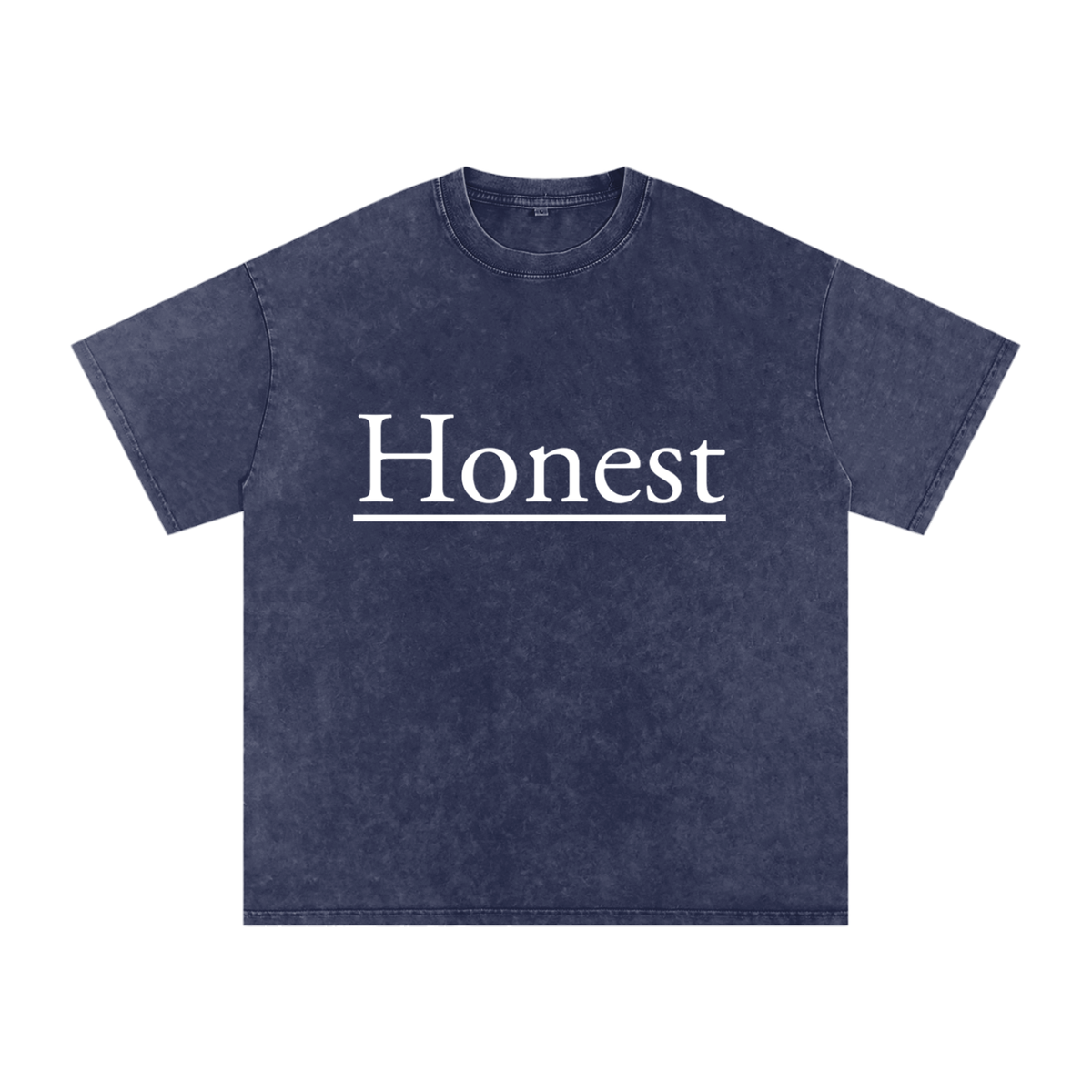 Honest Design Snow Washed Oversized Cotton T-Shirt