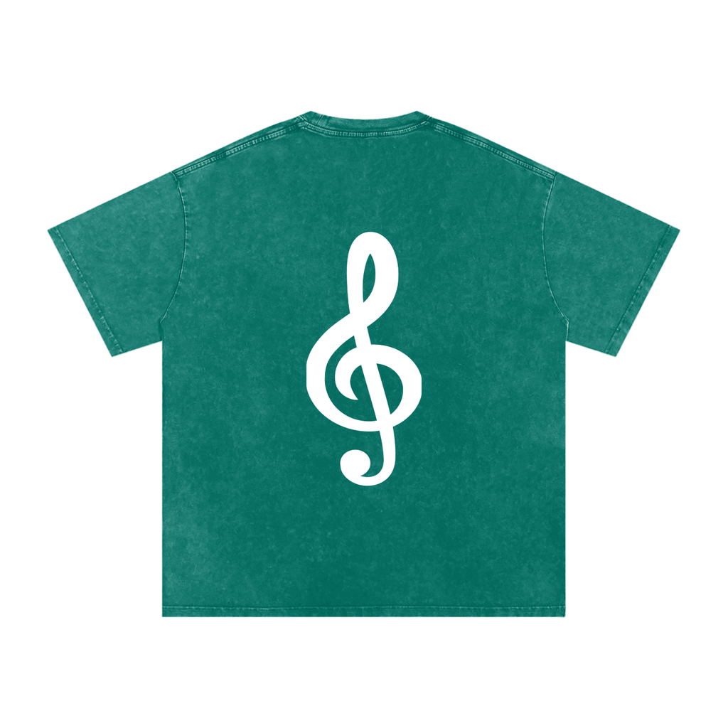 Honest Design Snow Washed Oversized Cotton T-Shirt