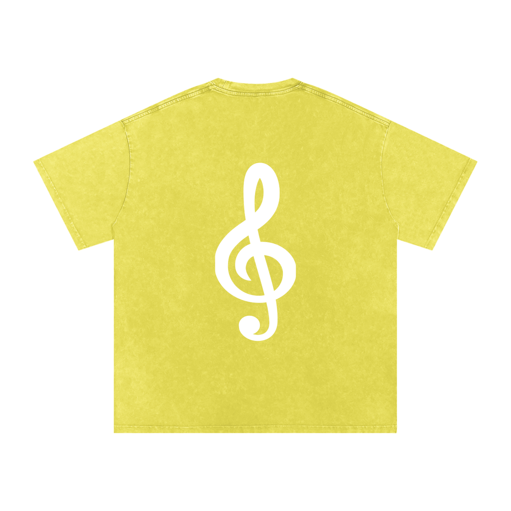 Honest Design Snow Washed Oversized Cotton T-Shirt