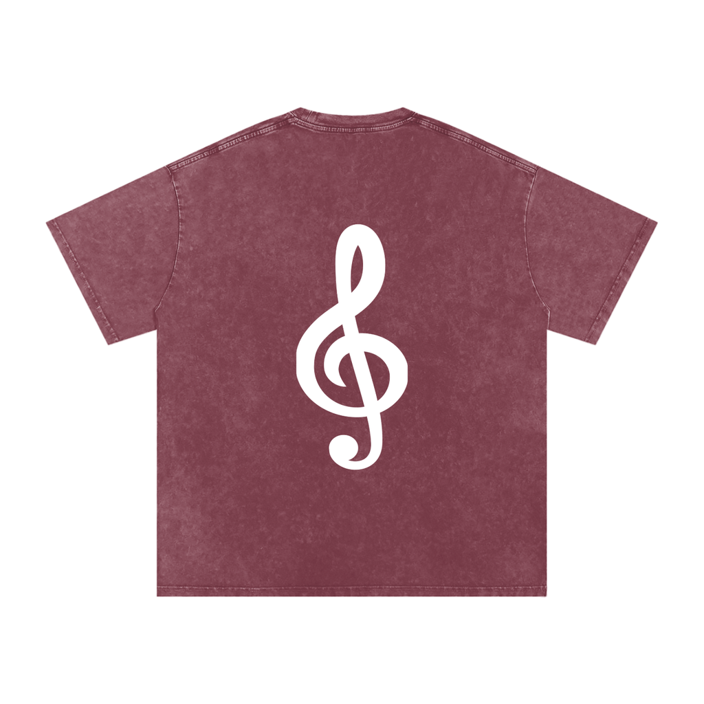 Honest Design Snow Washed Oversized Cotton T-Shirt