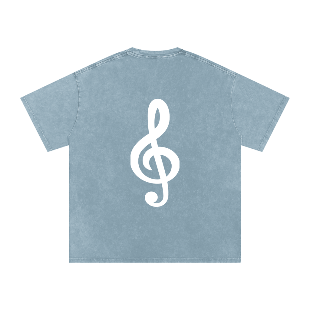 Honest Design Snow Washed Oversized Cotton T-Shirt