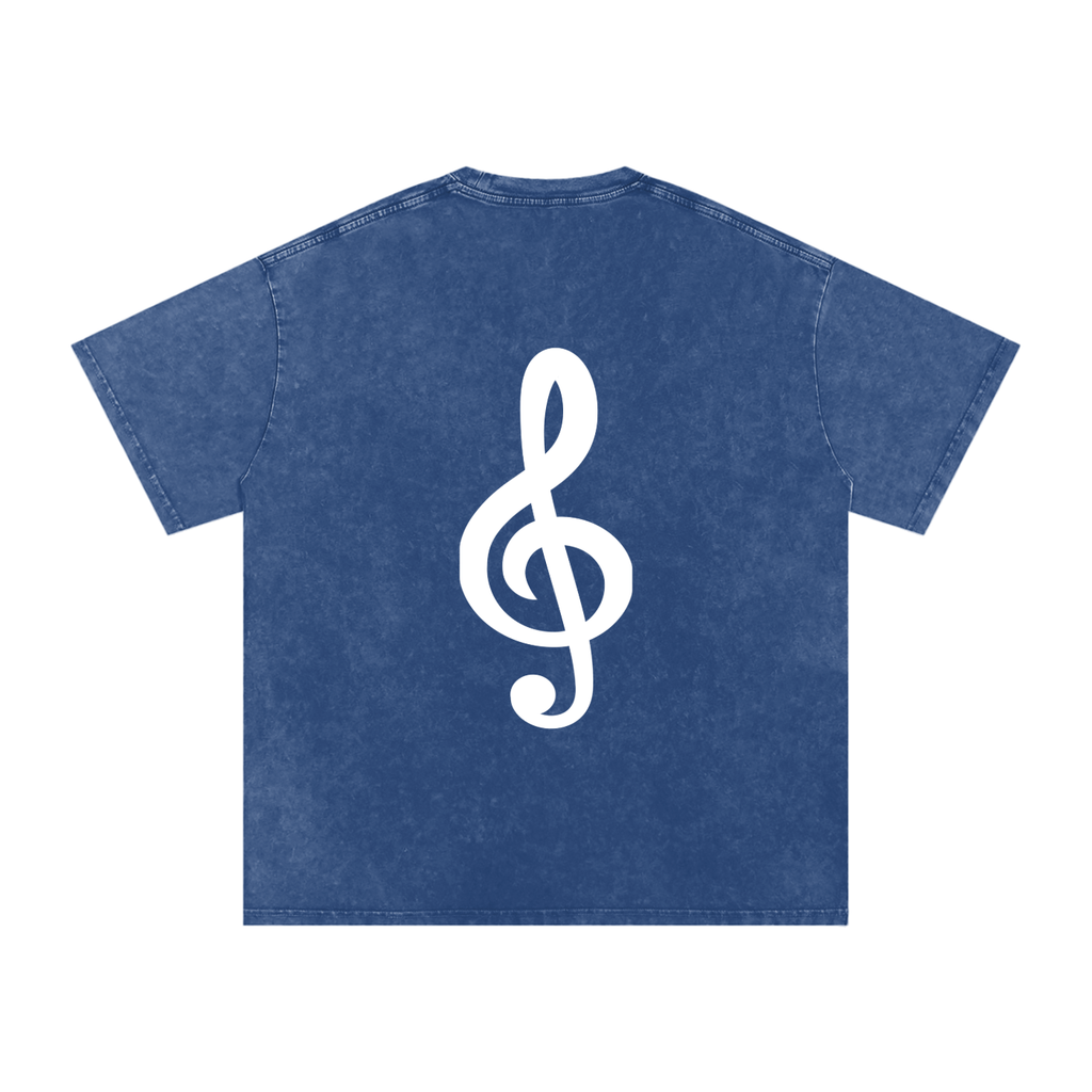 Honest Design Snow Washed Oversized Cotton T-Shirt