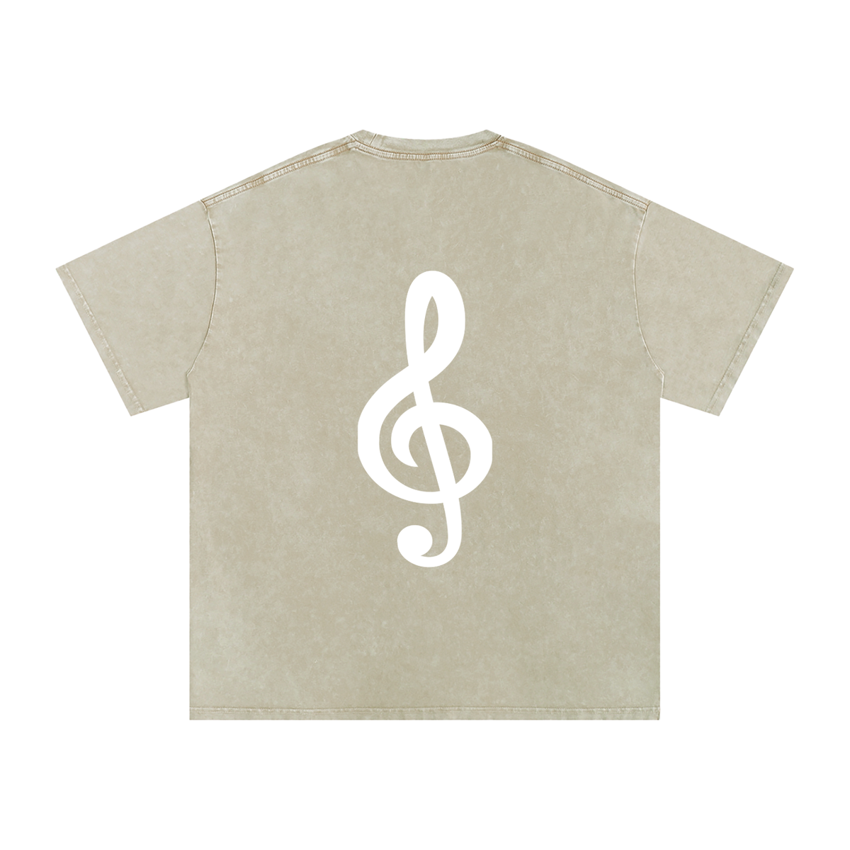 Honest Design Snow Washed Oversized Cotton T-Shirt