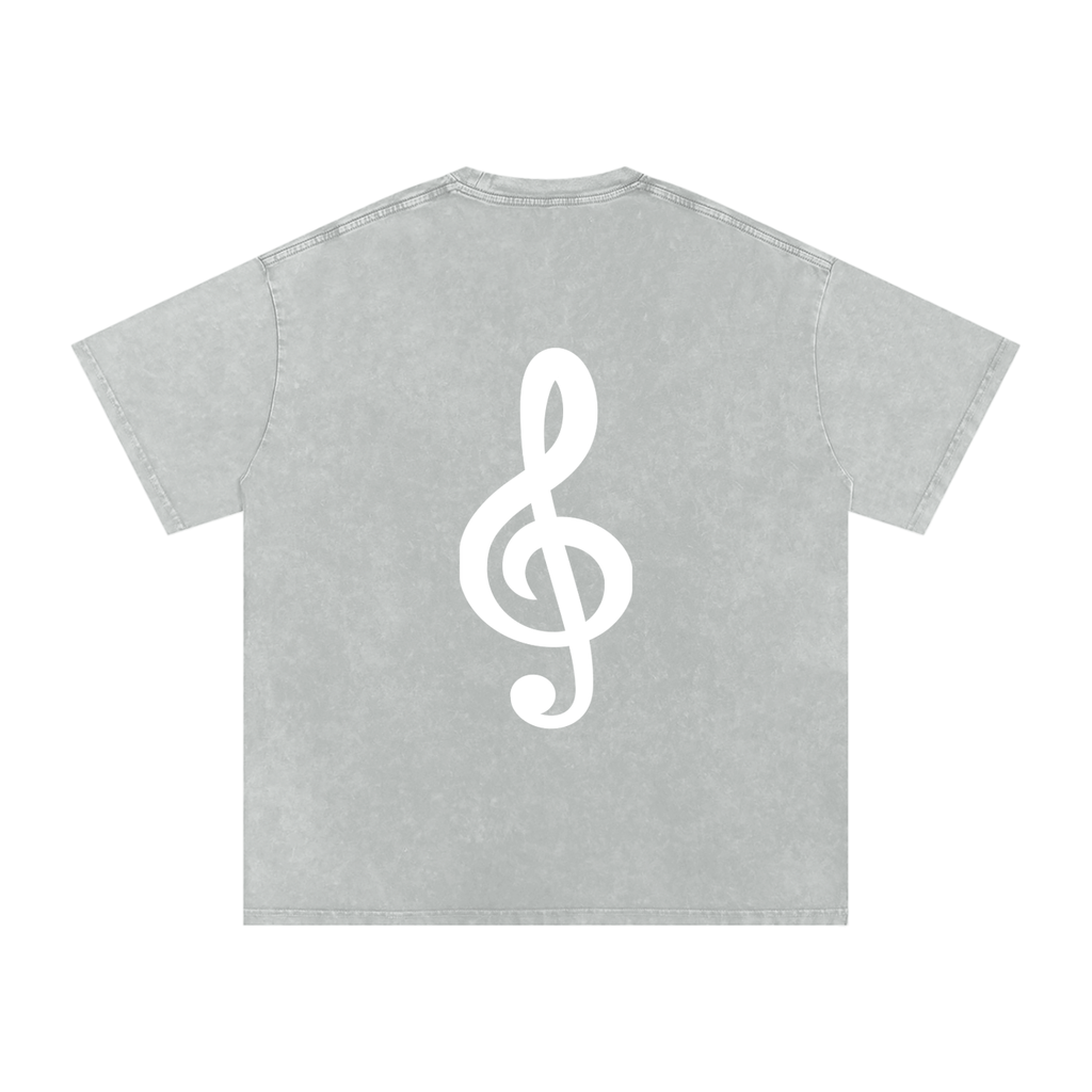 Honest Design Snow Washed Oversized Cotton T-Shirt