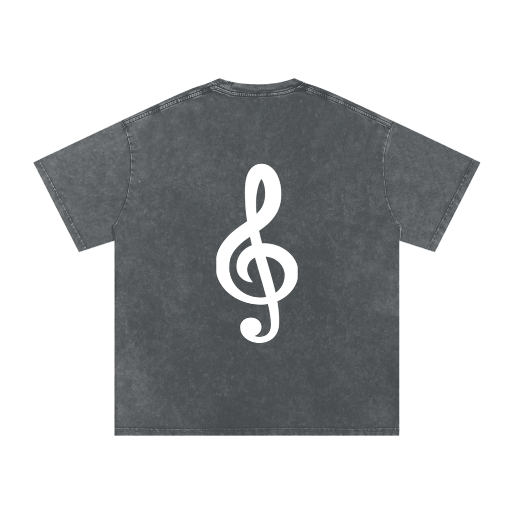 Honest Design Snow Washed Oversized Cotton T-Shirt