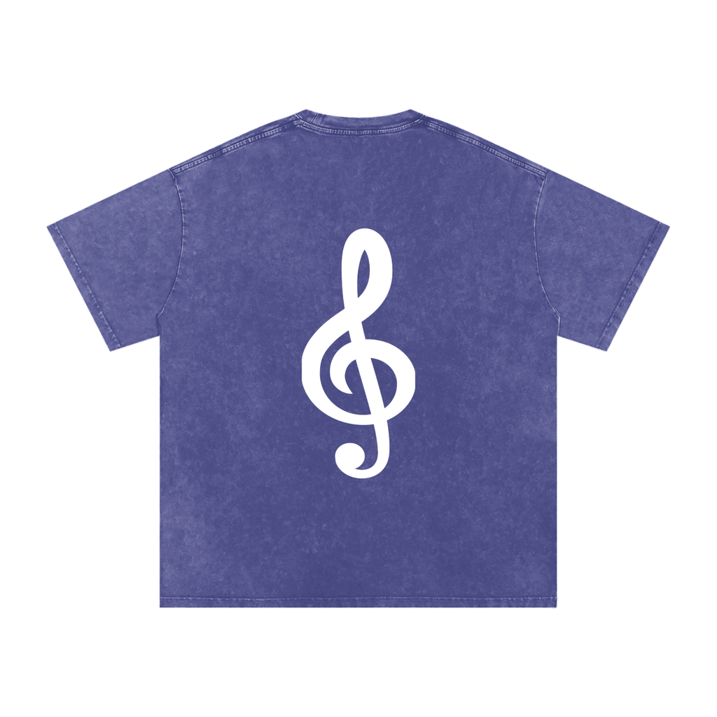 Honest Design Snow Washed Oversized Cotton T-Shirt