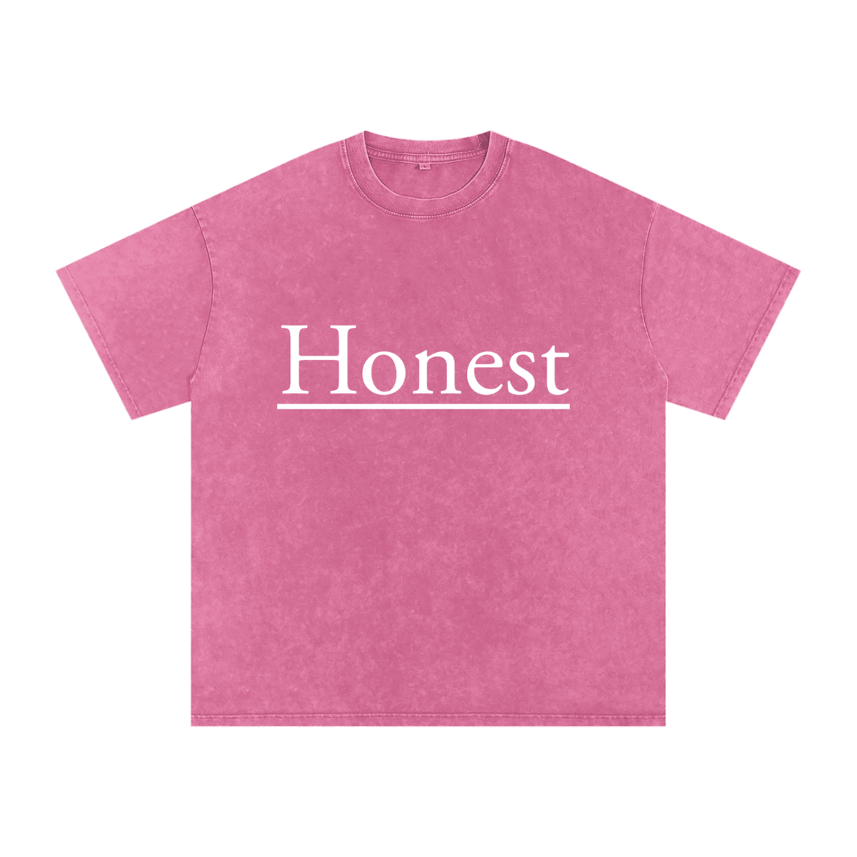 Honest Design Snow Washed Oversized Cotton T-Shirt