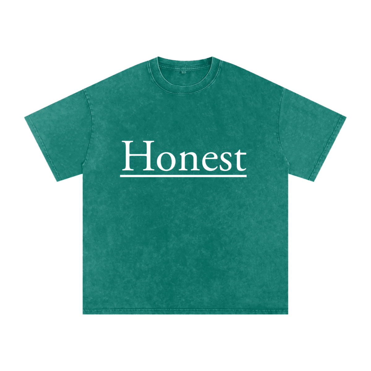 Honest Design Snow Washed Oversized Cotton T-Shirt