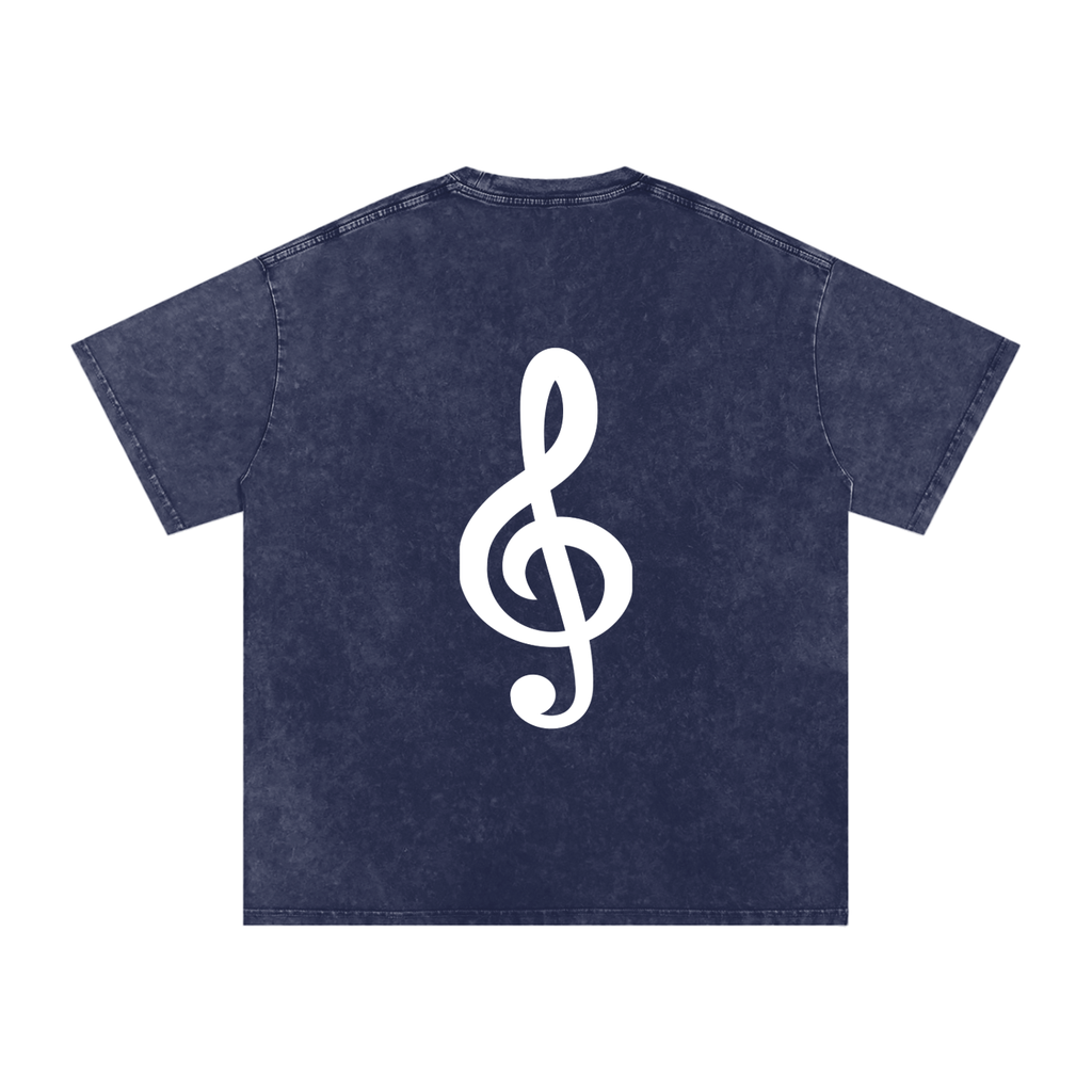 Honest Design Snow Washed Oversized Cotton T-Shirt