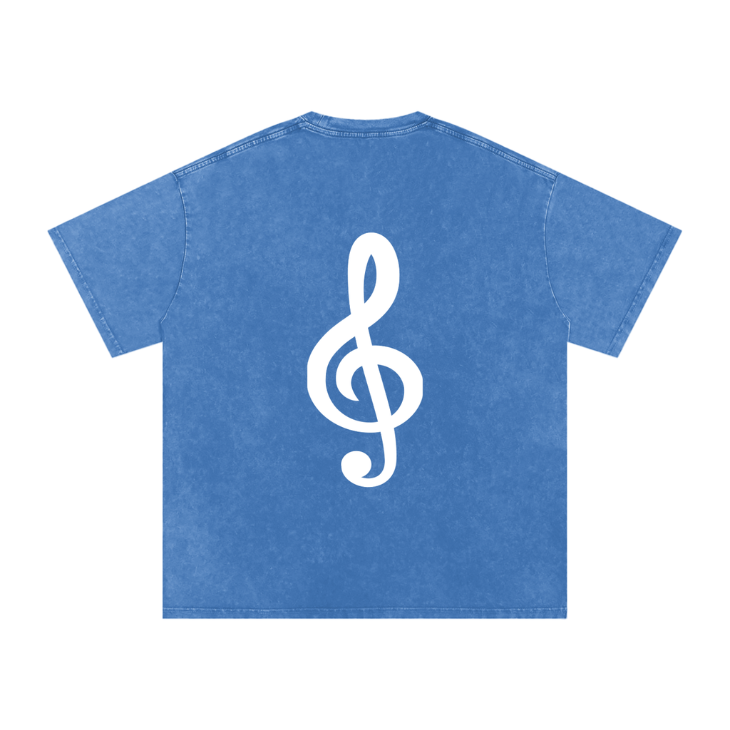 Honest Design Snow Washed Oversized Cotton T-Shirt