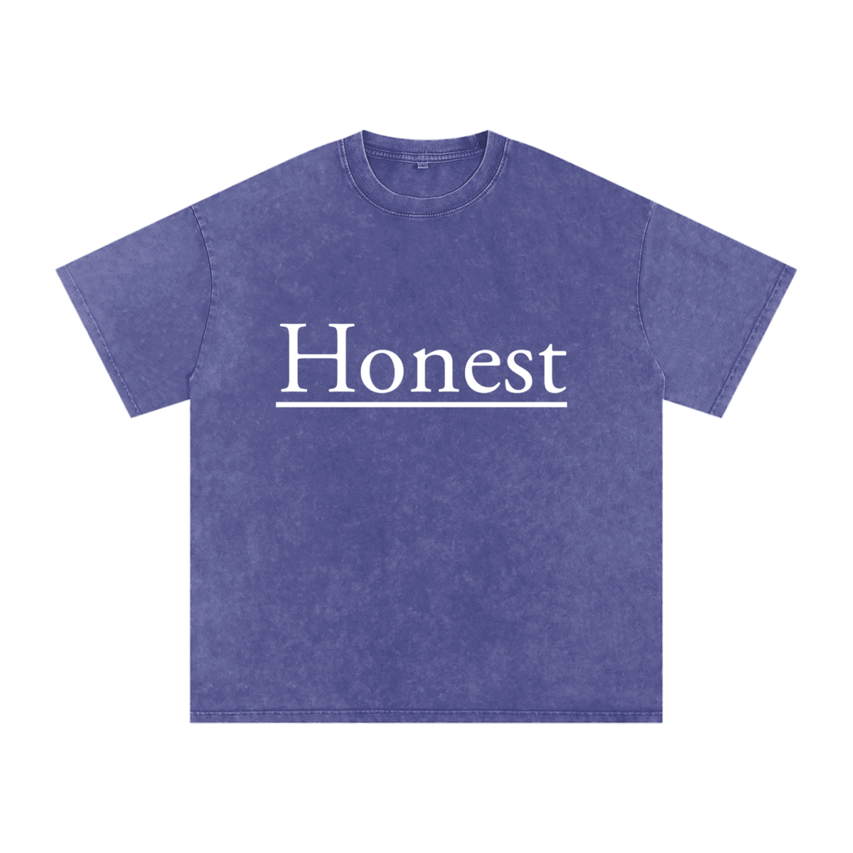 Honest Design Snow Washed Oversized Cotton T-Shirt