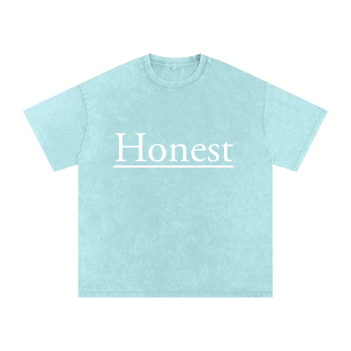 Honest Design Snow Washed Oversized Cotton T-Shirt