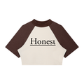 Women’s Color Block Raglan Crop T-Shirt