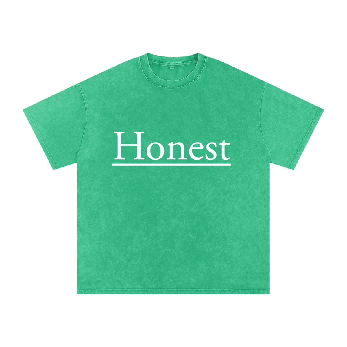 Honest Design Snow Washed Oversized Cotton T-Shirt