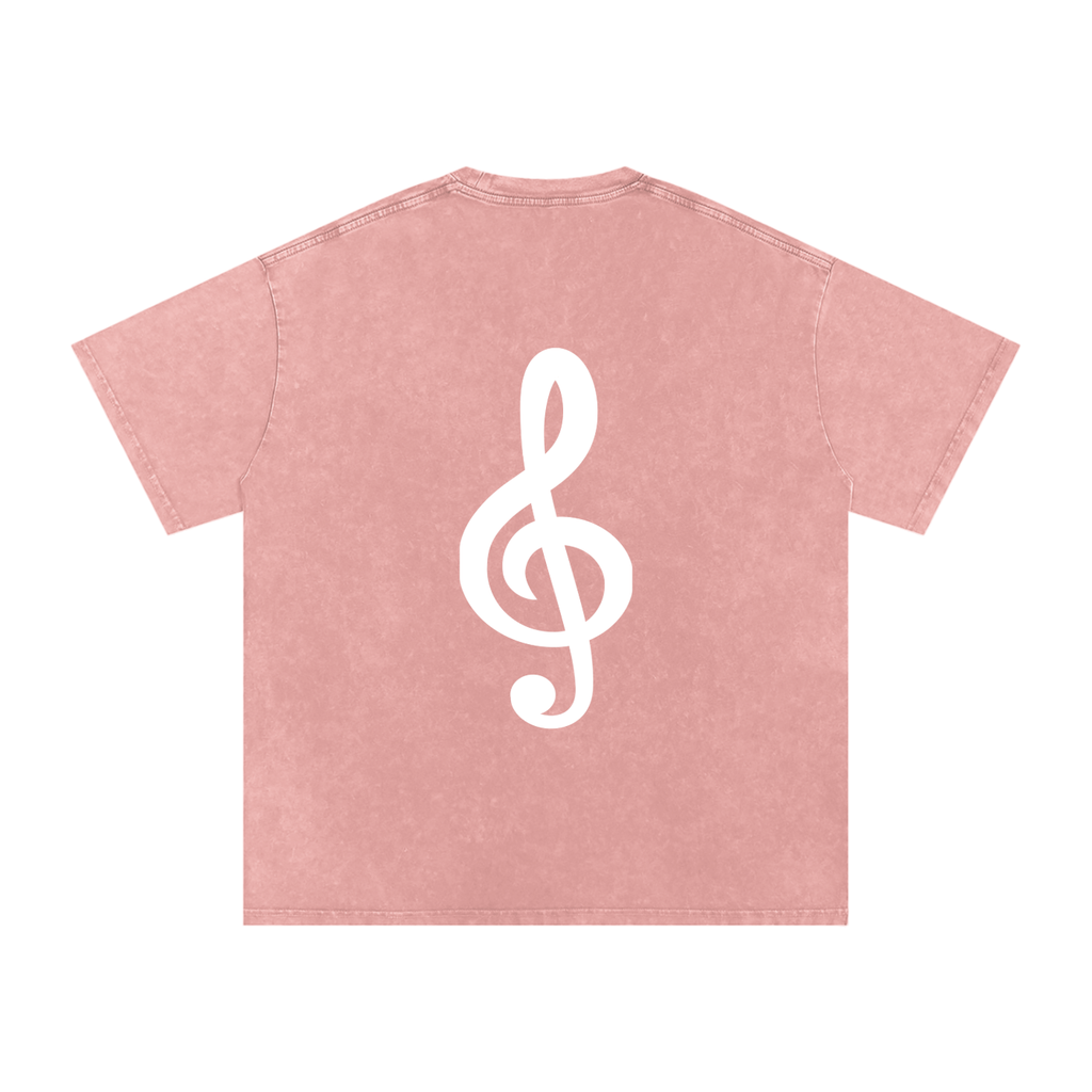 Honest Design Snow Washed Oversized Cotton T-Shirt