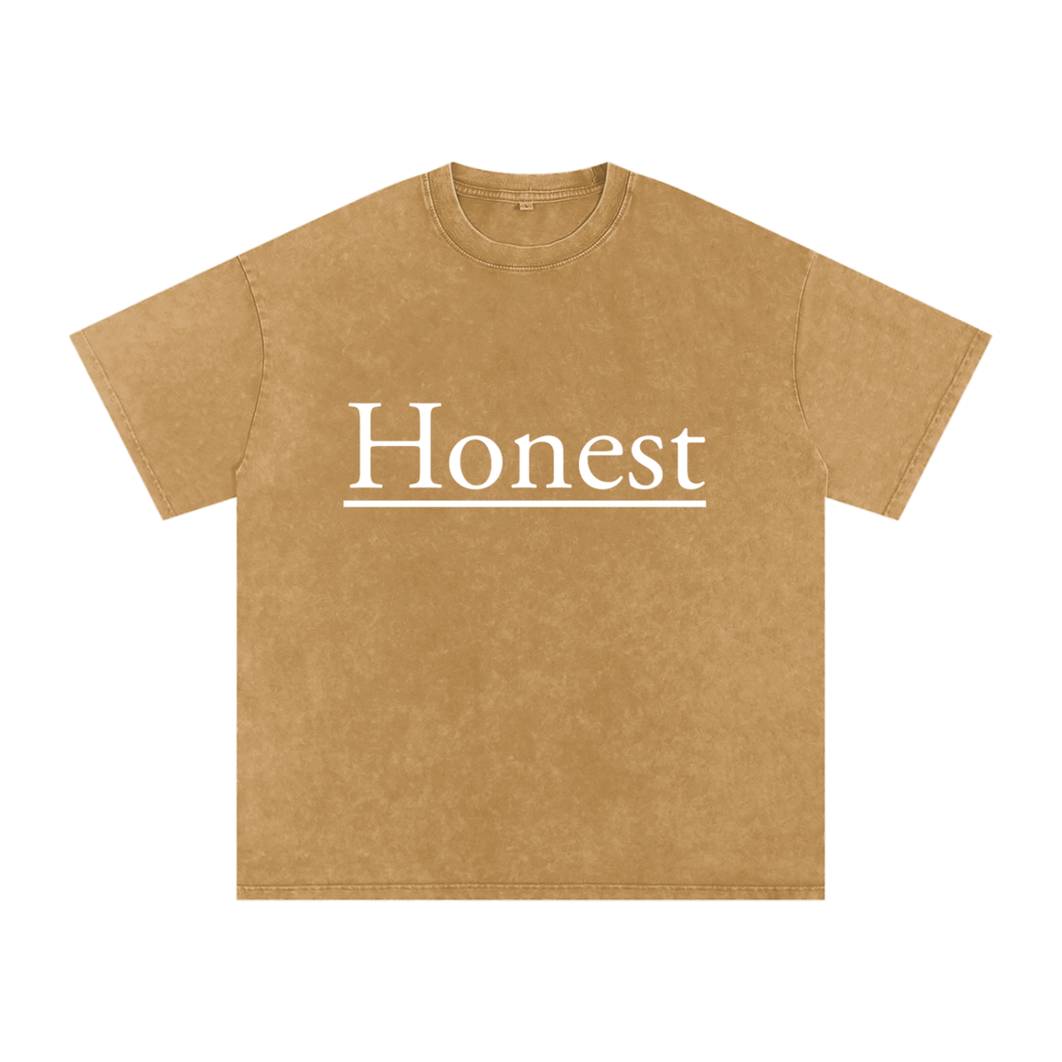 Honest Design Snow Washed Oversized Cotton T-Shirt