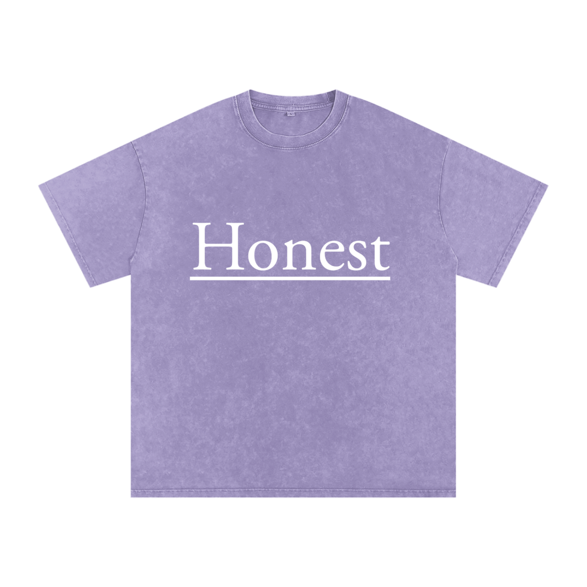 Honest Design Snow Washed Oversized Cotton T-Shirt
