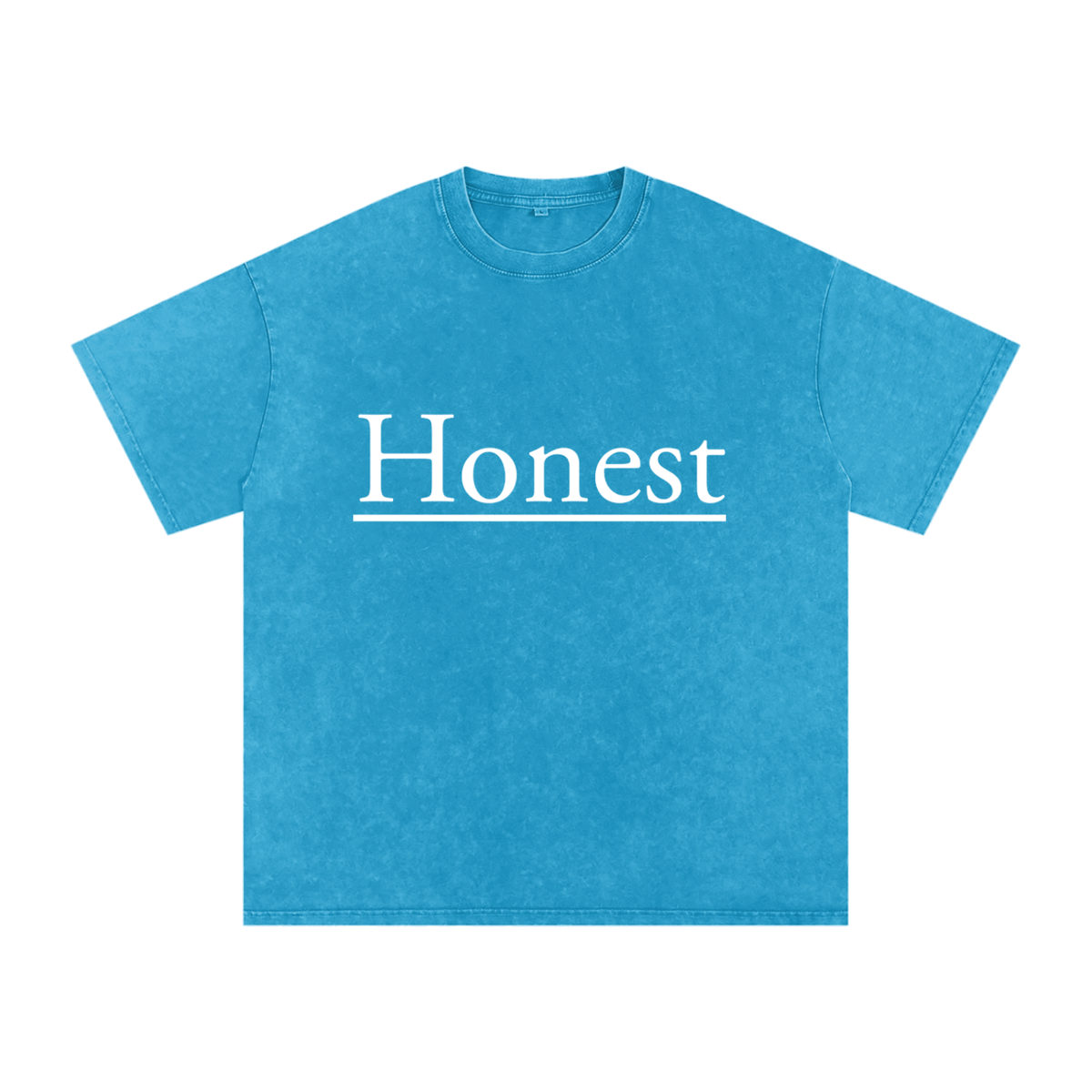Honest Design Snow Washed Oversized Cotton T-Shirt
