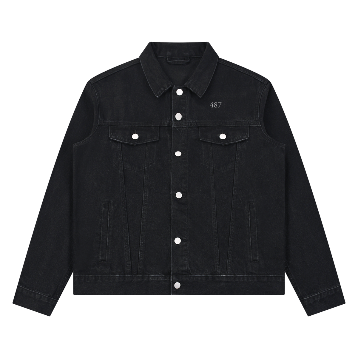 Honest 487 Design Unisex Vintage Wash Denim Jacket
